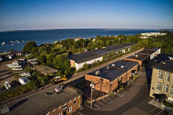 Aerial view of property