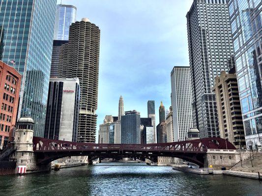 The best views of Chicago's famous architecture can only be seen from the river.