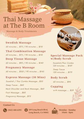 Thai Massage at B Room