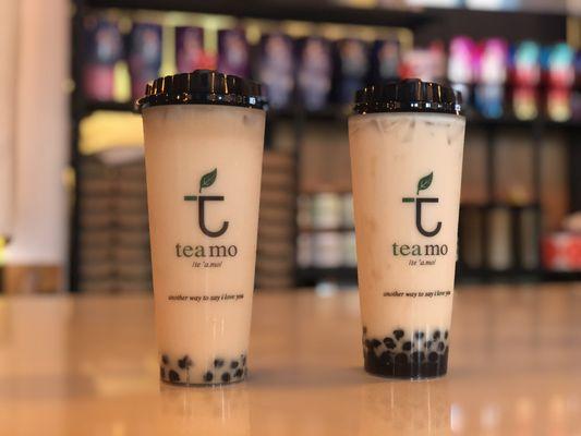 Original milk teas with boba.