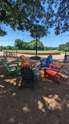 The Backyard shady seating