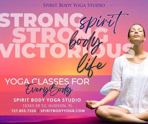 Spirit Body Yoga Studio Advertisement B