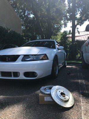 Brakes for a 2003 Mustang Cobra