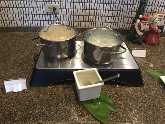 Rice selections , breakfast buffet