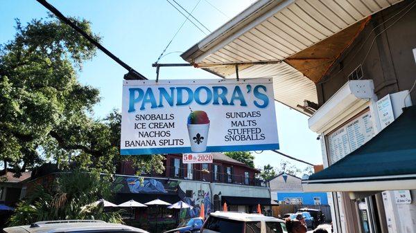 Pandora's Snowballs And Soft Serve Ice Cream