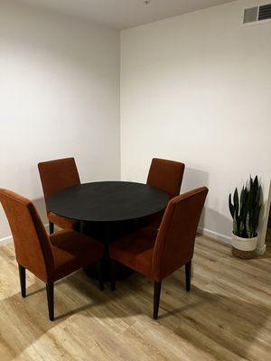 Dining table set with 4 chairs