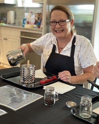 Candle Making Party with lots of joy!