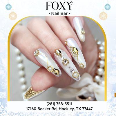 Deck your nails with holiday cheer and sparkle with a festive manicure, bringing a touch of glamour to your joyful celebrations!