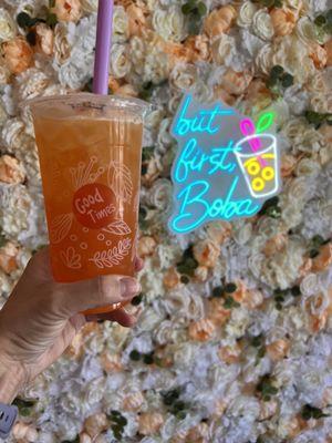 Delicious boba tea! I'm a first timer and the staff made me a tea that is absolutely to my taste!