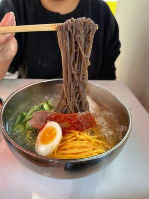 Cold Noodles in Beef Broth (Naeng Myun)