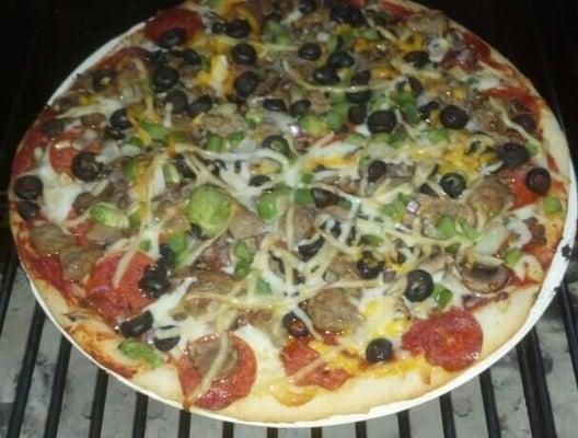 Great pizza for an outdoor grill