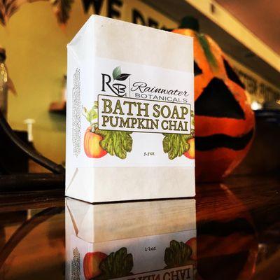 Pumpkin Chai bar soap. Vegan, palm-oil free, all natural.