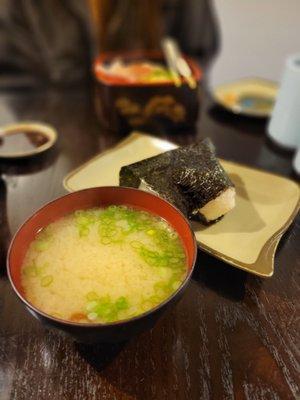 Miso Soup & Onigiri