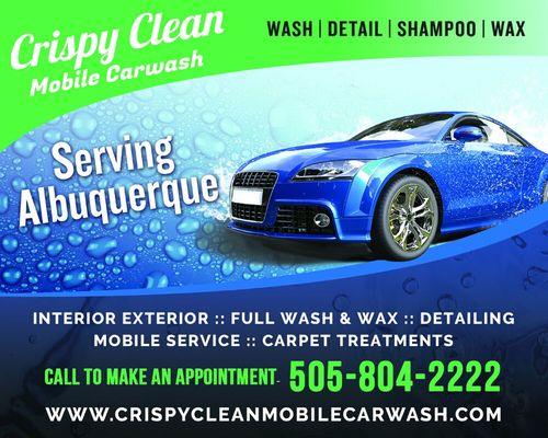 We are an honest business that cares about customer satisfaction overall! At Crispy Clean Mobile Carwash, everyone gets the royal treatment!