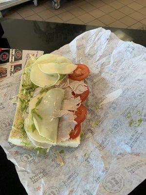 Beach club sub from Jimmy johns