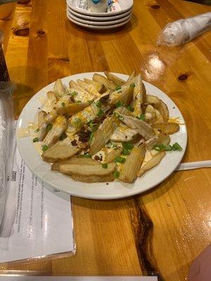 Loaded potato wedge boats