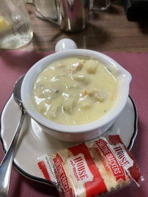 Chicken and dumplings soup