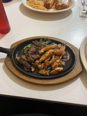 Steak and Chicken Fajitas