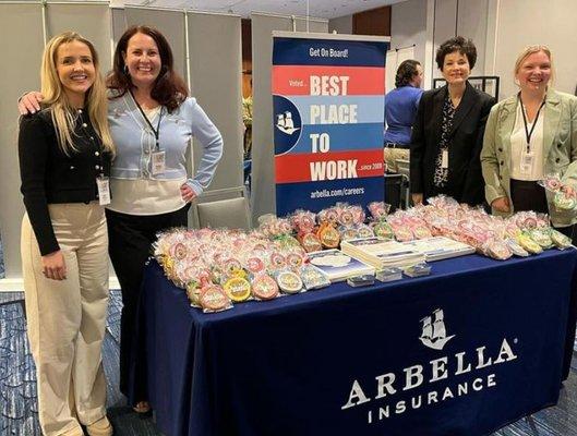 Arbella HR attending an event.