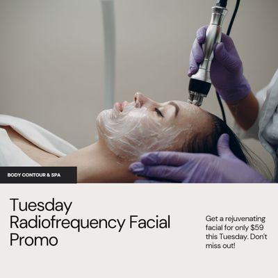 Radiofrequency facials! https://bodycontourspa.square.site/