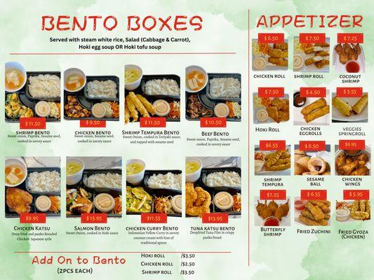 Bento Menu