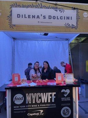 Owners at the NYCWFF Taste of Italy event!