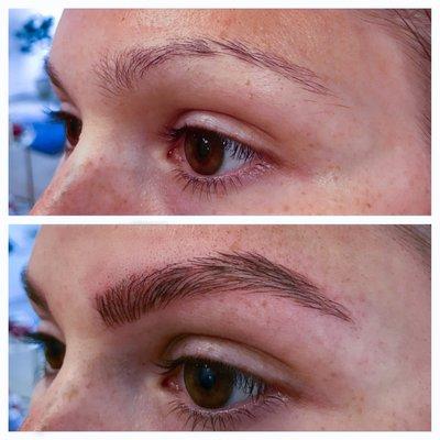 Microblading Before & After - After 1st session