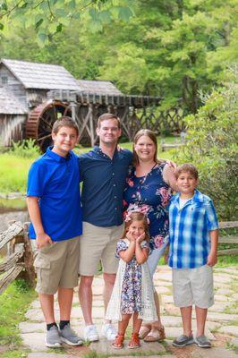 My brother and I with our niece and nephews.