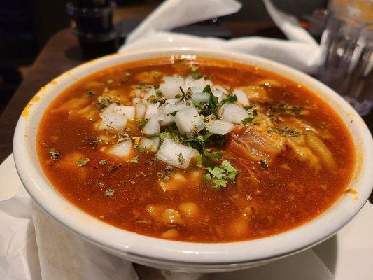 I'm personally not a fan of menudo, but someone at our table always orders this dish without fail.