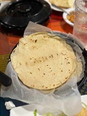 Housemade corn tortillas!!