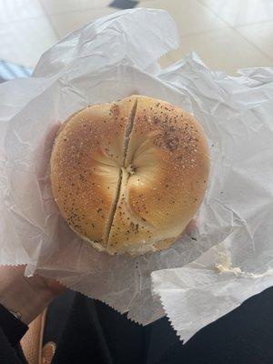 Poppy bagel