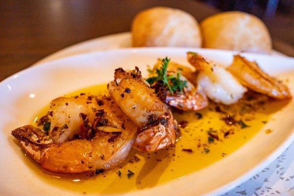 Shrimp Agli Olio.