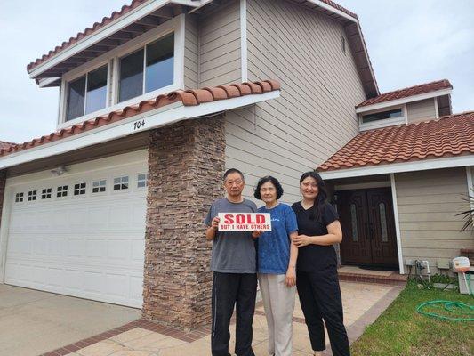 Congratulations Carrie, Mr. and Mrs. Wu on the purchase of your beautiful home!