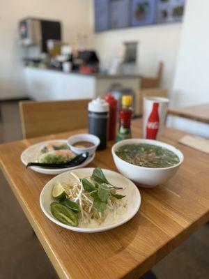 Pho lunch combo.