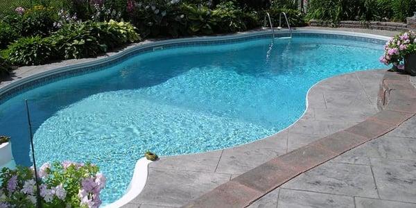 Get your pool serviced by Smittys Pool Care. and you to can have a pool as sparkling, clear and blue as this pool...