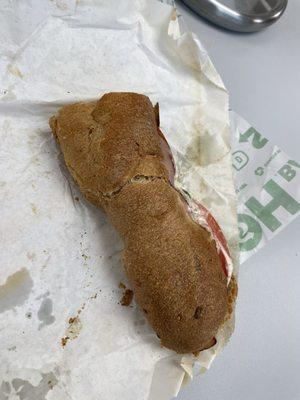 Worst sandwich I've had at subway