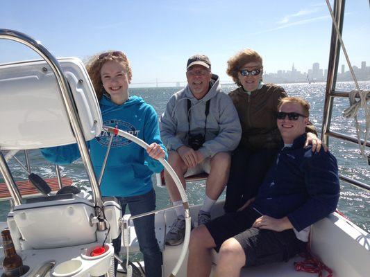 The Family That Sailing Together....