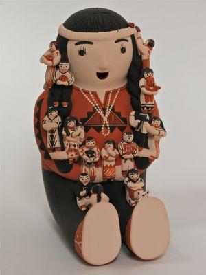 Storyteller Doll, Dena Suina, Cochiti Pueblo