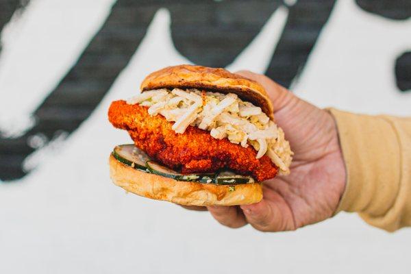 Spicy Taiwanese Fried Chicken Sandwich