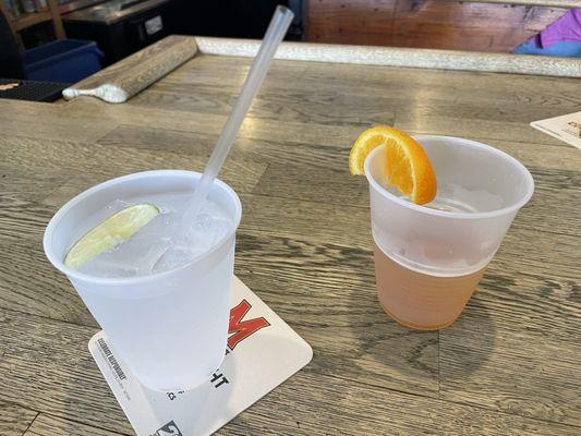 Draft beer is served in a tiny plastic cup (I don't mind it actually but I do mind how small they are! lol)