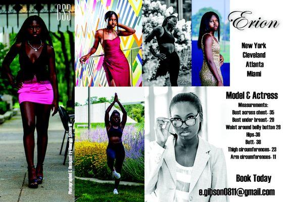 Erion Model 
Schedule your photo-shoot