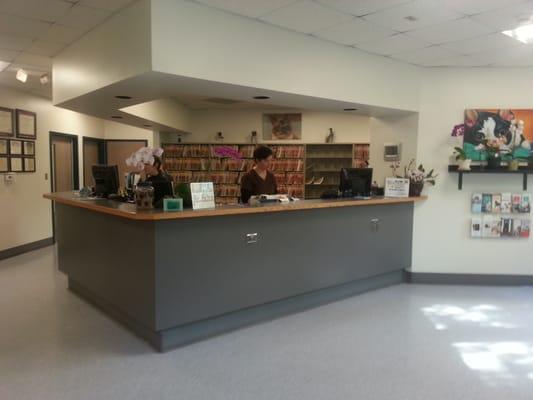 Friendly staff and tidy reception area :)