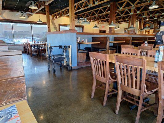 Part of the dining area.