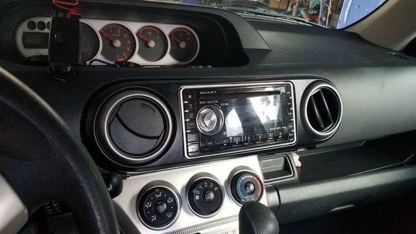 Stereo was upgraded to a 10inch  Radio w/Android Auto & Apple CarPlay.