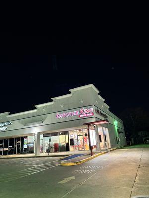 Front of the smoothie bar