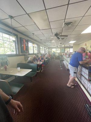 Restaurant inside view