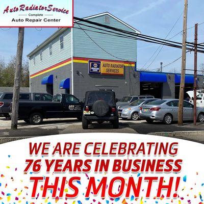 February 2022 is our 76th Anniversary! Thank you to our team and customers.