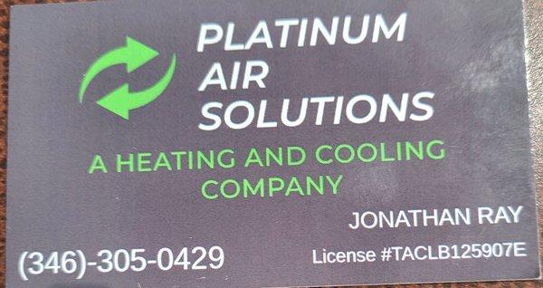 AWESOME SERVICE for HEATING & A/C SERVICE.........
 Gave 5 STAR RATING to Jonathon! He didn't even charge me for a service call!