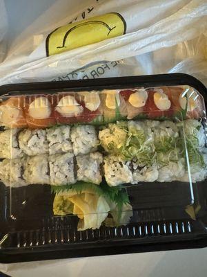 Assortment of rolls to go