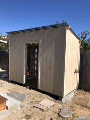 Custom sheds with solid foundation